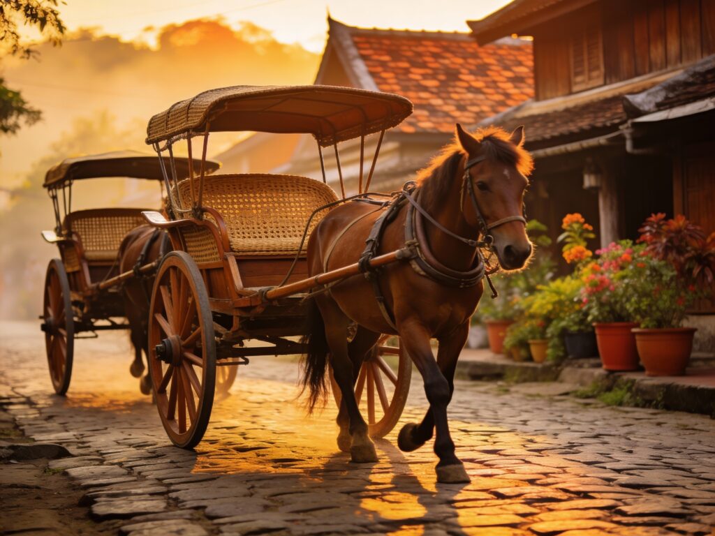 **Whispers of the Past: Chasing Sunrise with Lampang’s Horse-Drawn Carriages**