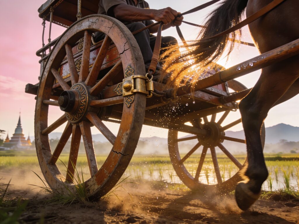 **Whispers of the Past: Chasing Sunrise with Lampang’s Horse-Drawn Carriages**