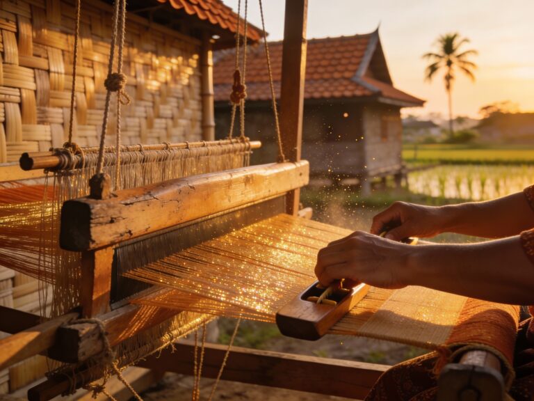 **Pattani’s Golden Threads: Sunset Silks & Heritage Looms**
