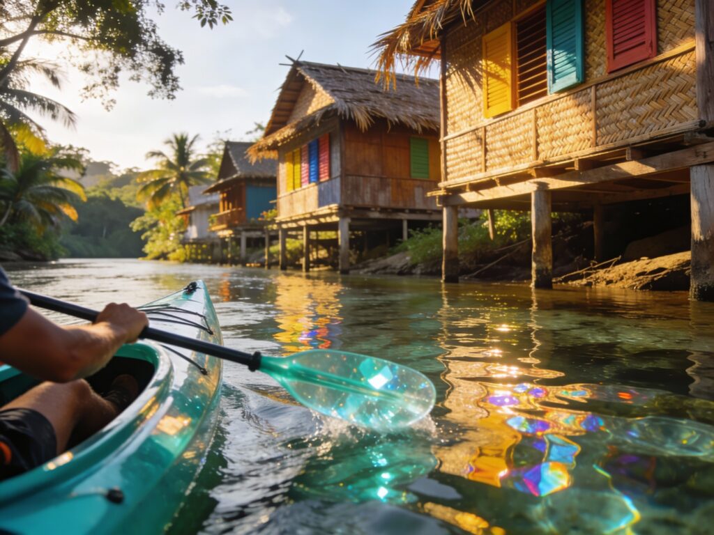 Chanthaburi’s Aquamarine Afternoons: Kayaking Past Riverside Stilted Charms & Gem Reflections