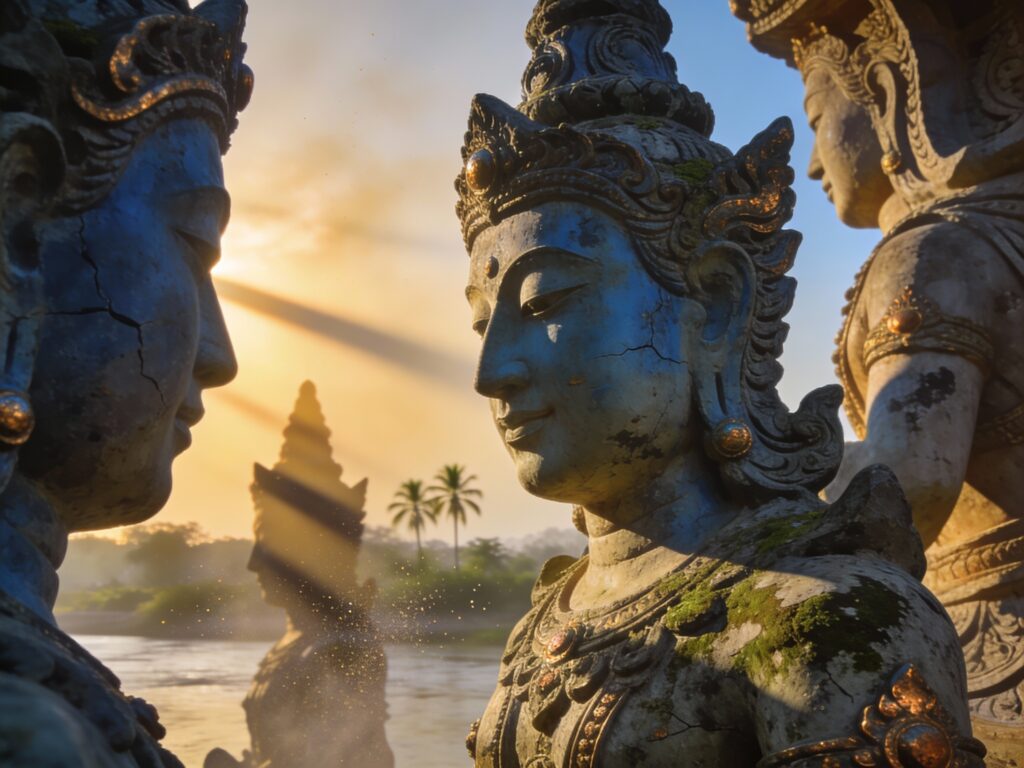 **Nong Khai’s Whispering Shadows: Late Afternoon Exploration of Sala Kaew Ku’s Sculpture Mysticism**