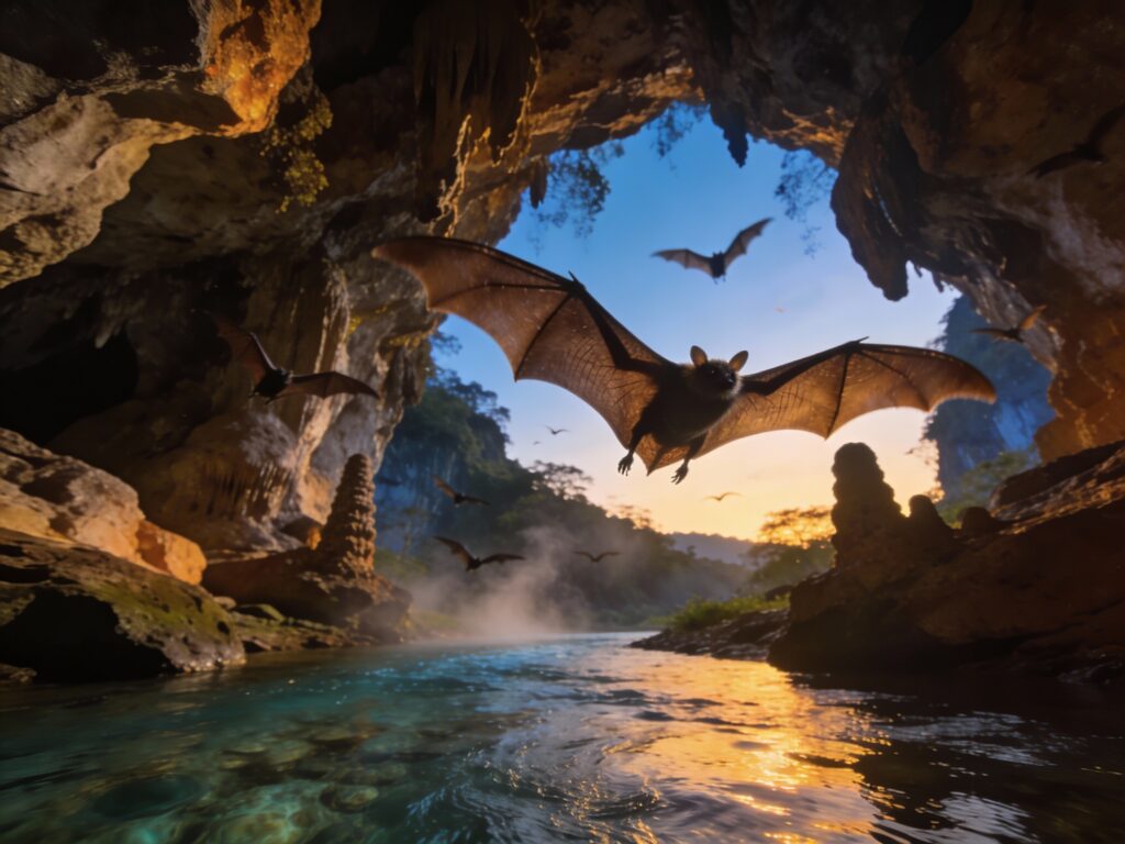 **Ratchaburi’s Cave Murmurs: Dusk Exploration of Khao Bin’s Crystal Rivers & Bat Flights**