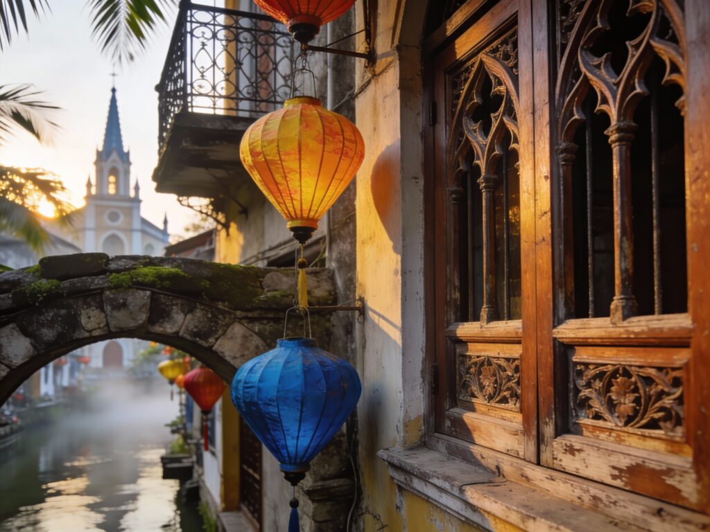 **Chanthaburi’s Dawn Whispers: Gothic Spires & Vietnamese Flavors in the Old Town Charm**