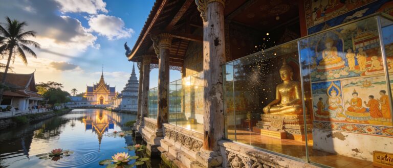 **Nan’s Temple of Tales: The Murals of Wat Phumin and Riverside Reflections**