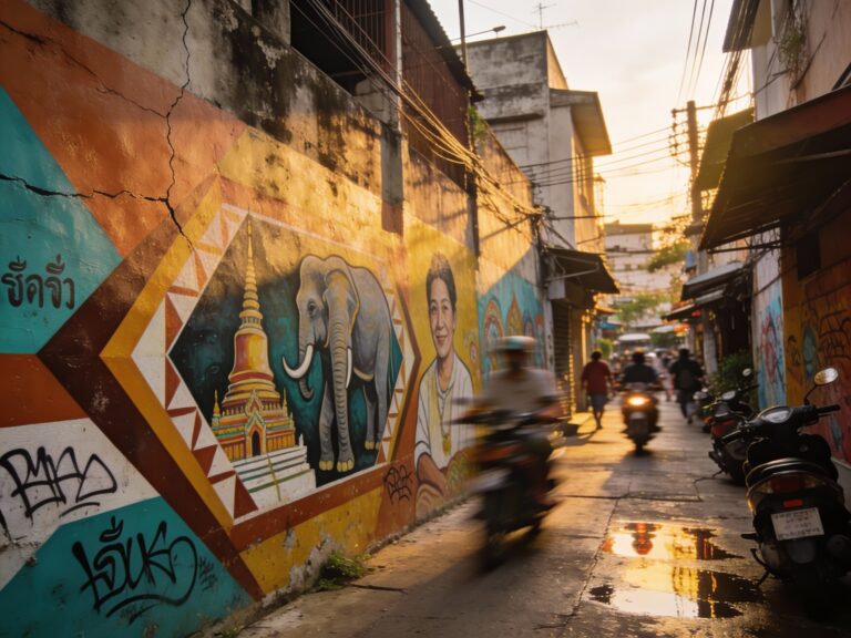 **Khon Kaen’s Concrete Canvas: Street Art Strolls and Urban Culture Unleashed**