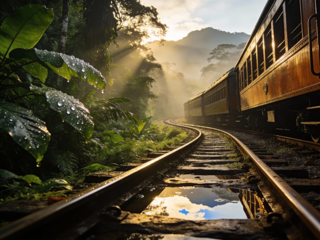**Kanchanaburi’s Sunrise Rails: Journey Through Mist-Covered Jungles Along the Kwai**