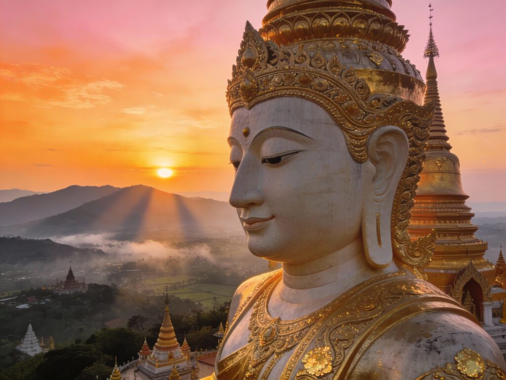 Roi Et’s Sky-High Buddha: Sunrise Vistas from Thailand’s Tallest Standing Buddha at Phra Maha Chedi Chai Mongkol