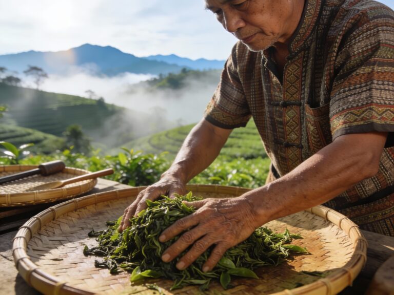 **Topic Title:**  
Doi Tung’s Tea Leaf Alchemy: Hand-Rolling Oolong in the Mist-Laced Highlands of the Royal Project