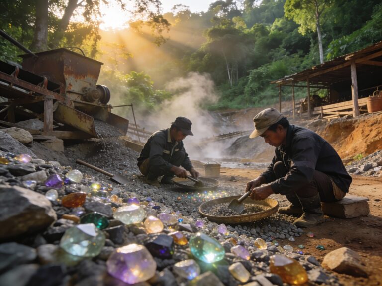 **Chanthaburi’s Gemstone Glow: Hunting Precious Stones at Dawn in Khao Ploi Waen’s Historic Mines**