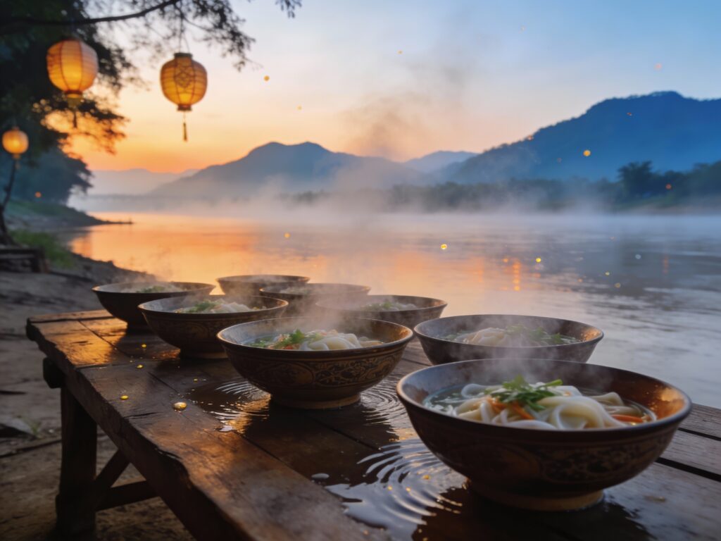 Nakhon Phanom’s Morning Cháo: Dawn Bowls of Vietnamese Heritage Along the Mekong Mists