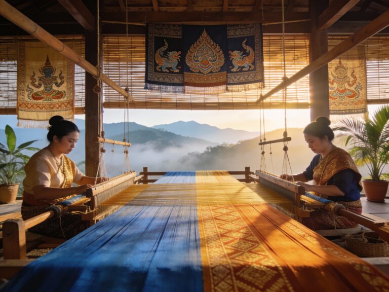 Nan’s Whispering Looms: Weaving Dawn Light & Mountain Myths in Ban Nong Bua’s Lanna Textile Ateliers