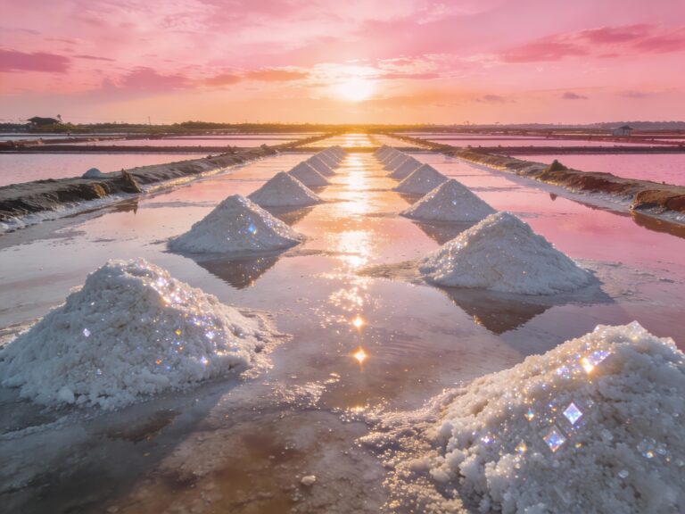 **Phetchaburi’s Salt Diamonds: Painting Pink Horizons on the Glittering Pans of Laem Phak Bia**