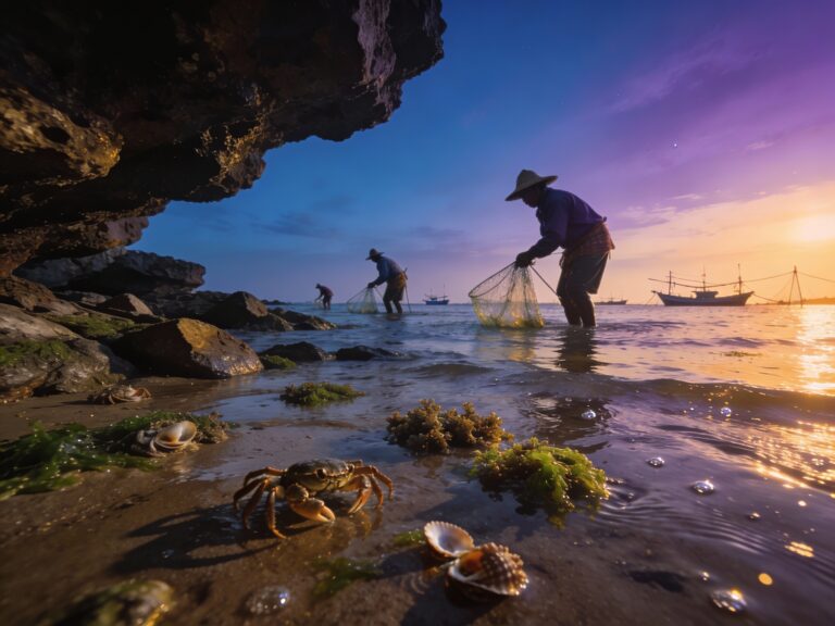 **Trat’s Twilight Tides: Crab Catching & Coastal Charms at Laem Klat Village**