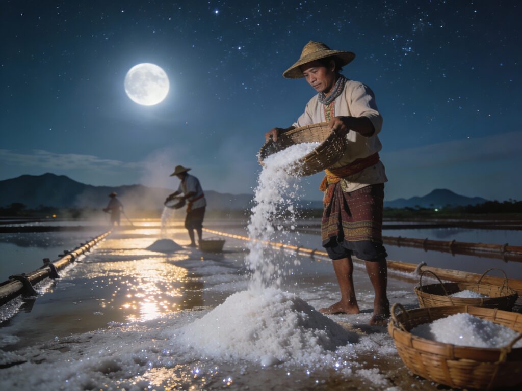 **Sakhon Nakhon’s Salt & Starlight: Harvesting Moonlit Crystals on the Nong Han Plains**