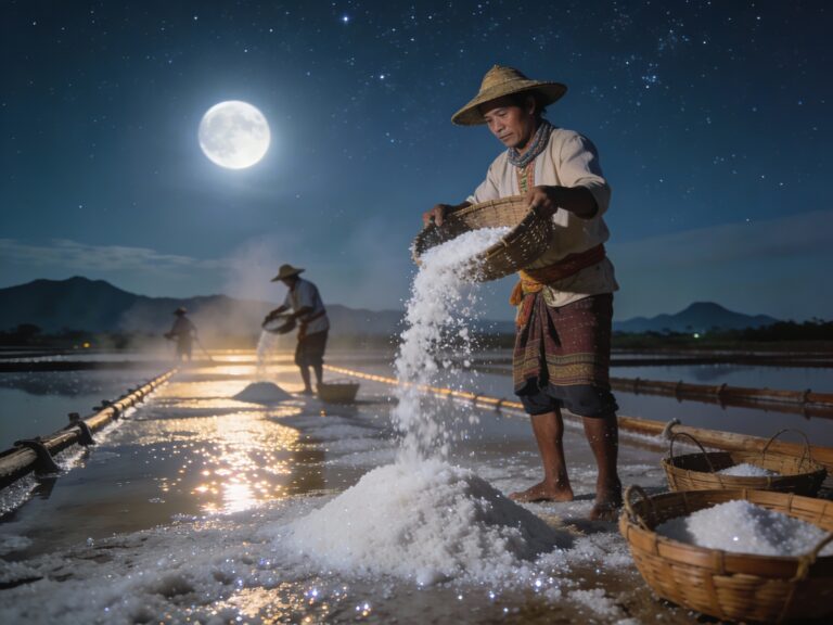 **Sakhon Nakhon’s Salt & Starlight: Harvesting Moonlit Crystals on the Nong Han Plains**