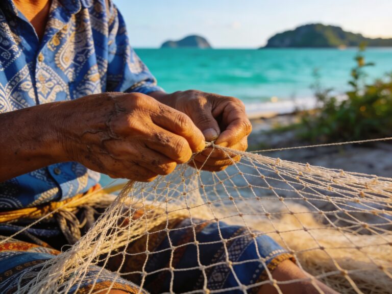 Trat’s Coral Dawn: Weaving Monsoon Nets with Island Artisans on the Salty Sea Breeze Coast