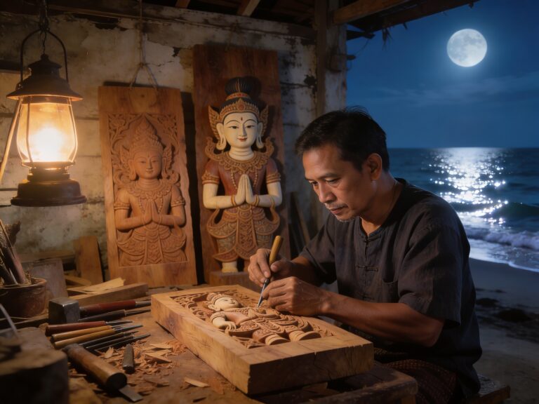 Songkhla’s Teak Phantom Craft: Carving Ancient Epics with Moonlit Puppeteers in Seaside Heritage Studios