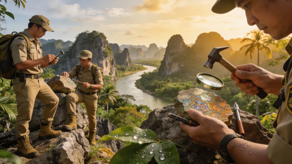 **Satun’s Stone Chronicles: Decoding Earth’s History with Geopark Rangers in the UNESCO Karst Realm**