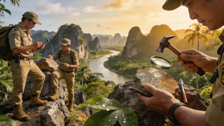 **Satun’s Stone Chronicles: Decoding Earth’s History with Geopark Rangers in the UNESCO Karst Realm**