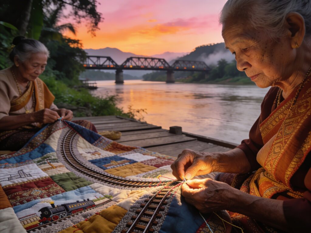 **Kanchanaburi’s Memory Stitchers: Piecing Together Railway Tales with Elder Safekeepers in the River Kwai Twilight**
