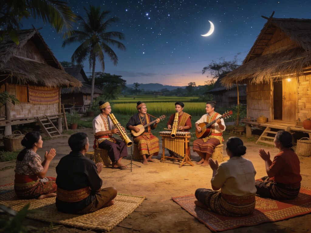 Udon Thani’s Molam Magic: Harmonizing Heartland Ballads with Village Troubadours Under Starlit Village Skies