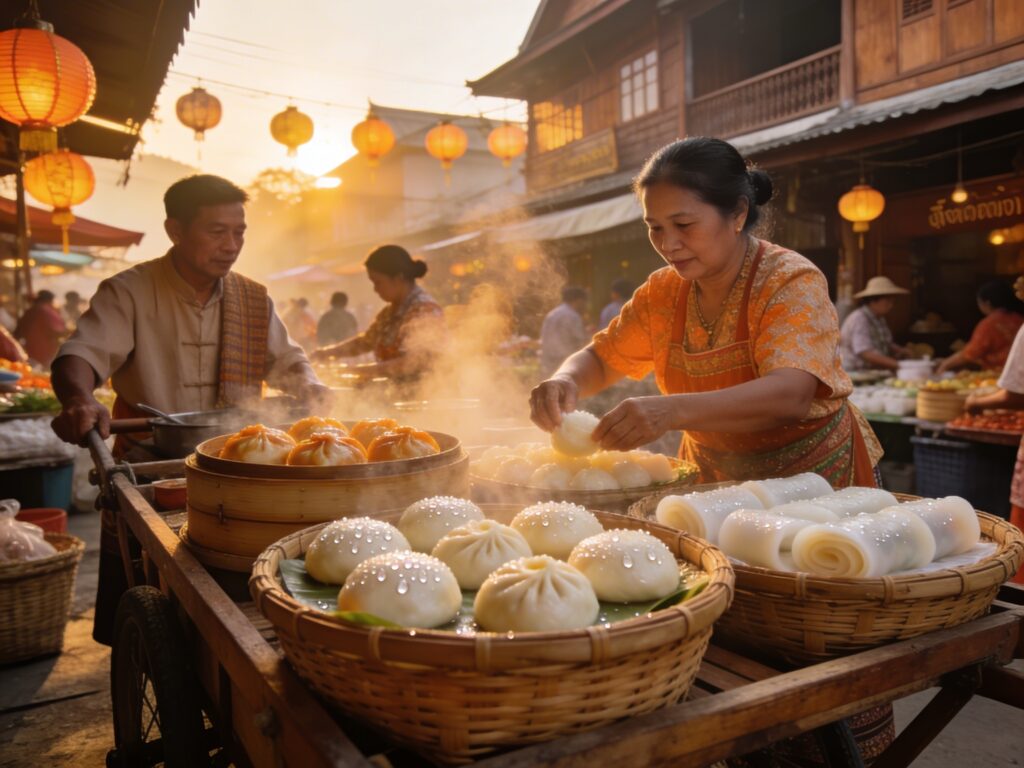 Trang’s Dim Sum Dawn: Steaming Breakfast Delights with Morning Market Masters as the City Awakens
