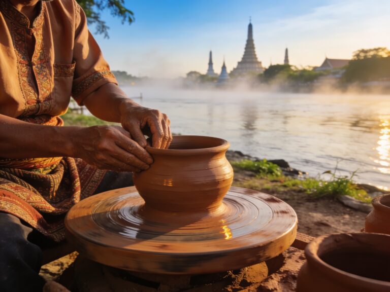 Nonthaburi’s Riverside Rotations: Crafting Terracotta with Mon Potters in the Morning Calm